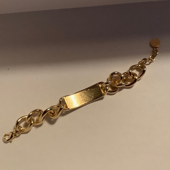 Graziano Gold Tone Chain Link Bracelet - Picture 4 of 7